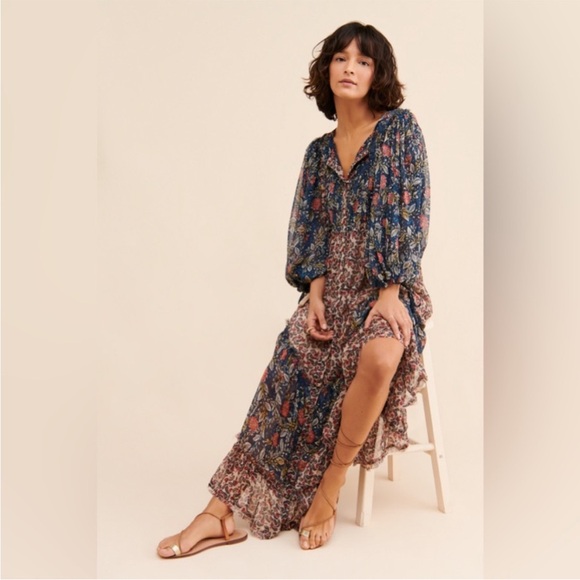 Free People Estelle Chiffon Maxi Dress - Picture 6 of 11